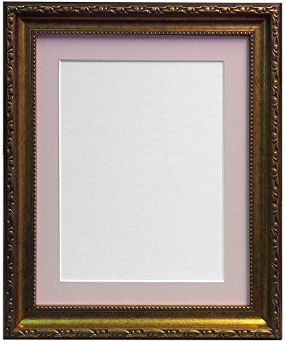 FRAMES BY POST , Cornice Fotografica Stile Shabby Chic, plastica, Gold, 16 x 12 Image Size 12 x 8 Inches