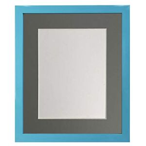 FRAMES BY POST Cornice per foto da 0,75 pollici blu con supporto grigio scuro 20 x 20 cm dimensioni immagine 15,7 x 15,5 cm plastica vetro FRAMES BY POST Cornice per foto da 0,75 pollici blu con supporto grigio scuro 20 x 20 cm dimensioni immagine 15,7 x 15,5 cm plastica vetro