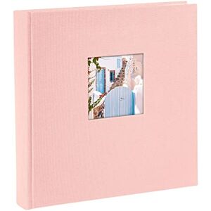 Goldbuch 24822 Album Fotografico con Apertura a Finestra, 25 x 25 cm, 60 Pagine Bianche con divisori in Pergamena, Libro Fotografico in Lino, Rosa Goldbuch 24822 Album Fotografico con Apertura a Finestra, 25 x 25 cm, 60 Pagine Bianche con divisori in Pergamena, Libro Fotografico in Lino, Rosa