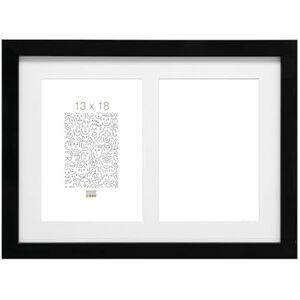 Deknudt Frames S66KA2 13 x 18 Cornice Nero di Legno Deknudt Frames S66KA2 13 x 18 Cornice Nero di Legno