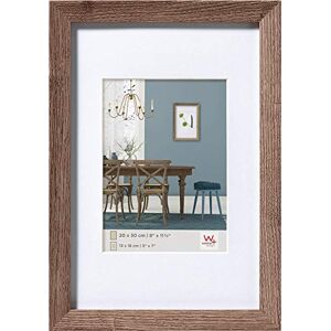 walther design noce 50 x 70 cm con passe-partout, cornice in legno Fiorito walther design noce 50 x 70 cm con passe-partout, cornice in legno Fiorito