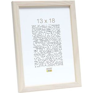Deknudt Frames Cornice per Foto, in Legno Raffinato, Bianco, 13 x 18 cm Deknudt Frames Cornice per Foto, in Legno Raffinato, Bianco, 13 x 18 cm