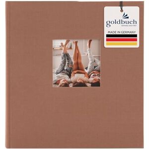 Goldbuch Bella Vista Hazelnut Album fotografico con ritaglio per foto, 30 x 31 cm, 60 pagine bianche con divisori in pergamena, copertina marrone Goldbuch Bella Vista Hazelnut Album fotografico con ritaglio per foto, 30 x 31 cm, 60 pagine bianche con divisori in pergamena, copertina marrone