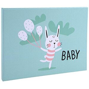 Collectif Baby, 1 Album Libro Fotografico 28.5x22cm Per 60 Foto, 30 Pagine Bianche, Copertina In Carta Stampata Plastificata Con Colori Pastello, Verde Collectif Baby, 1 Album Libro Fotografico 28.5x22cm Per 60 Foto, 30 Pagine Bianche, Copertina In Carta Stampata Plastificata Con Colori Pastello, Verde