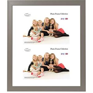 Inov8 Framing Cornice portafoto realizzata in Gran Bretagna, grigio scuro, 30,5 x 25,4 cm, doppia applicazione, 2 x 7 x 5 cm Inov8 Framing Cornice portafoto realizzata in Gran Bretagna, grigio scuro, 30,5 x 25,4 cm, doppia applicazione, 2 x 7 x 5 cm
