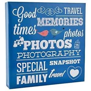 Album Fotografico Blu ARPAN - 500 Foto, 10x15cm, Rilegatura a cerchio Album Fotografico Blu ARPAN - 500 Foto, 10x15cm, Rilegatura a cerchio