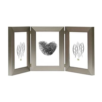 Deknudt Frames S41VD1 H3V Cornice portafoto Verticale in Resina, 13 x 18 cm, Colore: Argento Deknudt Frames S41VD1 H3V Cornice portafoto Verticale in Resina, 13 x 18 cm, Colore: Argento