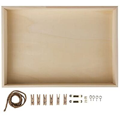 Rayher Hobby 62817000 Cornice in Legno con Pannello Posteriore - Cornice Rayher Hobby 62817000 Cornice in Legno con Pannello Posteriore - Cornice