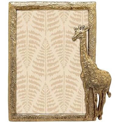 GIFTY GIFTY Cornice portafoto con giraffa, 10,2 x 15,2 cm, per esposizione verticale su tavolo, perfetta per decorazione della casa, matrimonio, laurea o qualsiasi foto pietra miliare (oro) GIFTY GIFTY Cornice portafoto con giraffa, 10,2 x 15,2 cm, per esposizione verticale su tavolo, perfetta per decorazione della casa, matrimonio, laurea o qualsiasi foto pietra miliare (oro)