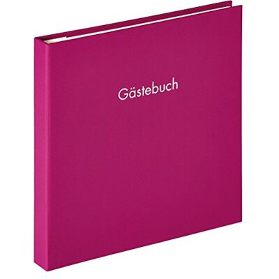 walther design Guestbook viola 26 x 25 cm con goffratura e rilegatura a spirale, Fun walther design Guestbook viola 26 x 25 cm con goffratura e rilegatura a spirale, Fun