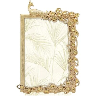 GIFTY GIFTY Cornice portafoto a forma di pavone, 10,2 x 15,2 cm, per esposizione verticale su tavoli, perfetta per decorazioni per la casa, matrimoni, vacanze, lauree o qualsiasi foto traguardi GIFTY GIFTY Cornice portafoto a forma di pavone, 10,2 x 15,2 cm, per esposizione verticale su tavoli, perfetta per decorazioni per la casa, matrimoni, vacanze, lauree o qualsiasi foto traguardi