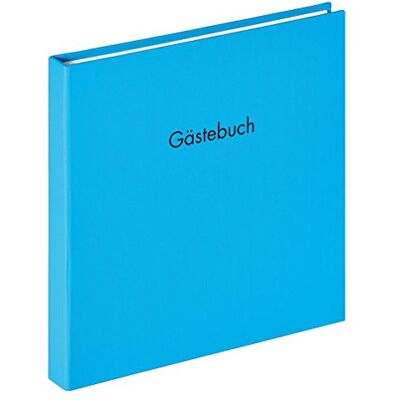 walther design guestbook blu oceano 26 x 25 cm con goffratura e rilegatura a spirale, Fun walther design guestbook blu oceano 26 x 25 cm con goffratura e rilegatura a spirale, Fun