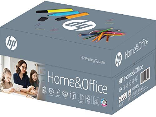 HP Carta per stampante C150 Home e Office TrioBox: A4 80 g, 1500 fogli (3 x 500) Carta per fotocopiatrici multiuso per casa e ufficio