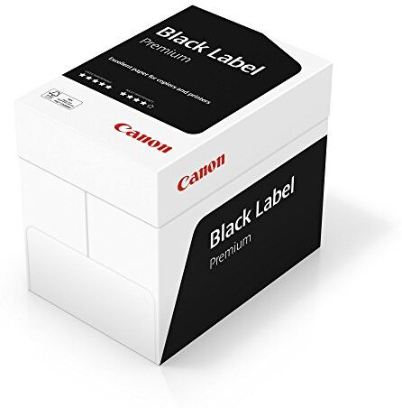 Canon Germania Black Label Premium carta, 5 x 500 fogli Certificato FSC, A4, multifunzione, 80 g/m², tutte le stampanti bianco intenso Cie 164 (Confezione Protettiva Ottimizzata)