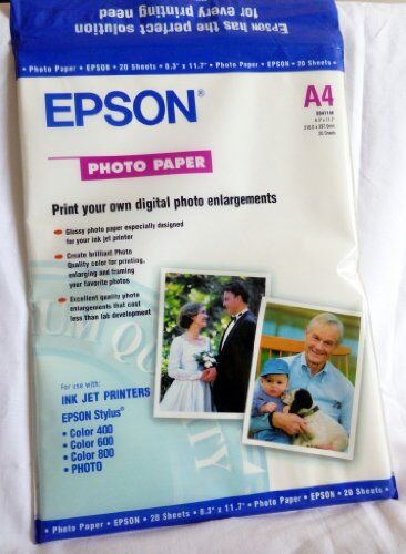 Epson Photopaper PK2 20 A4 21 x 29,7 cm (A4) Carta fotografica