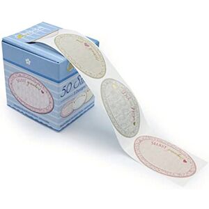 Avery 56861 Etichette per marmellata, 50 pezzi, adesivi di carta rimovibili con stampa dorata, 58 x 38 mm in dispenser, scrivibili, fai da te, per conserve Avery 56861 Etichette per marmellata, 50 pezzi, adesivi di carta rimovibili con stampa dorata, 58 x 38 mm in dispenser, scrivibili, fai da te, per conserve