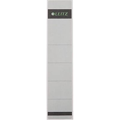 Leitz -Etichette, dorso grigio Leitz -Etichette, dorso grigio