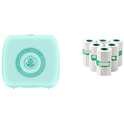 Generic Mini Pocket Printer Multi Functional Photo Picture Bill Note Printer Label Maker Add 6White Note (Colore: GR 6White Note) Generic Mini Pocket Printer Multi Functional Photo Picture Bill Note Printer Label Maker Add 6White Note (Colore: GR 6White Note)
