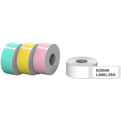 Kodak New Label Era Stampante Istantanea per Etichette (12 Rotoli di Carta, 12 Rotoli di Carta) Kodak New Label Era Stampante Istantanea per Etichette (12 Rotoli di Carta, 12 Rotoli di Carta)