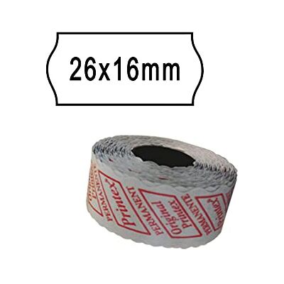 Printex Confezione da 10 rotoli 1000 ETICH. 26 x 16 mm VISTA BIANCO REMOV. Printex Confezione da 10 rotoli 1000 ETICH. 26 x 16 mm VISTA BIANCO REMOV.