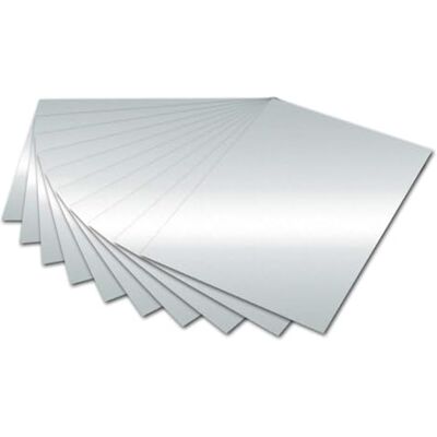 folia – Cartoncino Foto, 50 x 70 cm, 10 Fogli, Argento Lucido folia – Cartoncino Foto, 50 x 70 cm, 10 Fogli, Argento Lucido