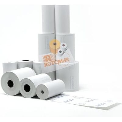 Rotomar Blister 12 rotoli carta termica 55gr BPA free 57mm x 11mt senza anima x POS Rotomar Blister 12 rotoli carta termica 55gr BPA free 57mm x 11mt senza anima x POS