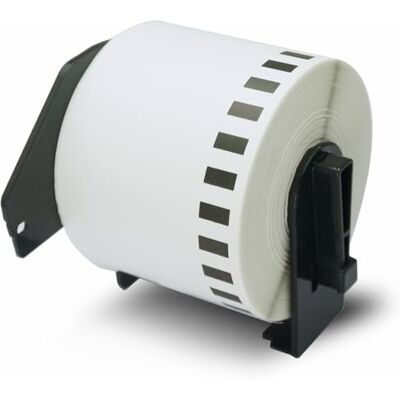 BETCKEY 1 Rotolo DK-22205 Etichette a Lunghezza Continua Compatibile con Brother, 62mm x 30.48m, 1 Etichette per Stampanti di Etichette Brother QL BETCKEY 1 Rotolo DK-22205 Etichette a Lunghezza Continua Compatibile con Brother, 62mm x 30.48m, 1 Etichette per Stampanti di Etichette Brother QL