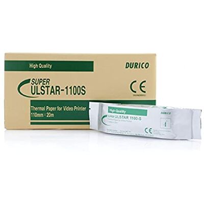 GIMA DURICO Carta Videostampante Compatibile SONY UPP-110S, Standard, 110 mm x 20 m, 5 Rotoli GIMA DURICO Carta Videostampante Compatibile SONY UPP-110S, Standard, 110 mm x 20 m, 5 Rotoli