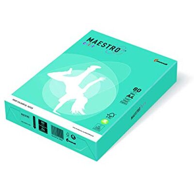 Mondi Carta per Fotocopiatrice e Multiuso, A4, gr. 80, Azzurro Mondi Carta per Fotocopiatrice e Multiuso, A4, gr. 80, Azzurro