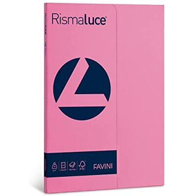 Favini Rismaluce colore CICLAMINO confezione da 100 fogli di carta da 90gr Formato A4 (21x29,7 cm) Made in Italy Favini Rismaluce colore CICLAMINO confezione da 100 fogli di carta da 90gr Formato A4 (21x29,7 cm) Made in Italy