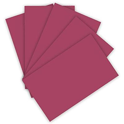 folia Carta da 130 g/m², colore rosso vino, DIN A3, 50 fogli, ideale per numerosi lavori di bricolage folia Carta da 130 g/m², colore rosso vino, DIN A3, 50 fogli, ideale per numerosi lavori di bricolage