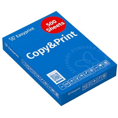 easyprint Carta per stampante 500 fogli 1 x 500 A4 Premium bianco brillante CIE 160 vincitore del test PEFC certificato ambientale easyprint Carta per stampante 500 fogli 1 x 500 A4 Premium bianco brillante CIE 160 vincitore del test PEFC certificato ambientale