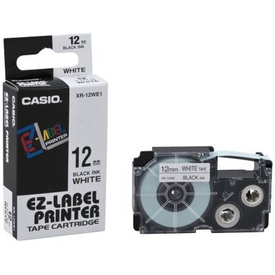 Casio XR-12WES nastro per etichettatrice Casio XR-12WES nastro per etichettatrice