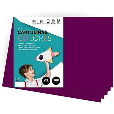 Cartoncino colorato marrone chiaro A4, 180g, 250 fogli - m-office Cartoncino colorato marrone chiaro A4, 180g, 250 fogli - m-office
