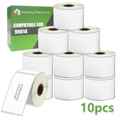 Printing Pleasure 10x Compatibile Rotolo 99014 54mm x 101mm Etichette adesive (Etichetta per rotolo: 220) per Dymo LabelWriter 4XL 450 400 330 320 310 Twin Turbo Duo SLP 450 400 200 120 100 Pro Printing Pleasure 10x Compatibile Rotolo 99014 54mm x 101mm Etichette adesive (Etichetta per rotolo: 220) per Dymo LabelWriter 4XL 450 400 330 320 310 Twin Turbo Duo SLP 450 400 200 120 100 Pro