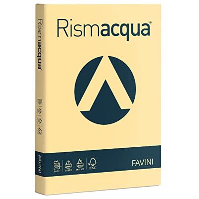 Favini Cartoncino Colorato Rismacqua, camoscio 02, 125 Pezzi Favini Cartoncino Colorato Rismacqua, camoscio 02, 125 Pezzi