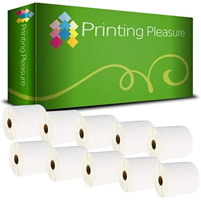 Printing Pleasure 10 x Zebra 100mm x 50mm Etichette termica diretta compatibile per Zebra Type Stampanti 1000 etichette per rotolo Printing Pleasure 10 x Zebra 100mm x 50mm Etichette termica diretta compatibile per Zebra Type Stampanti 1000 etichette per rotolo