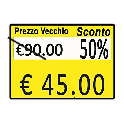 Printex PACK 10 ROTOLI 600 ETICH. 26x19mm GIALLO REMOV. Printex PACK 10 ROTOLI 600 ETICH. 26x19mm GIALLO REMOV.