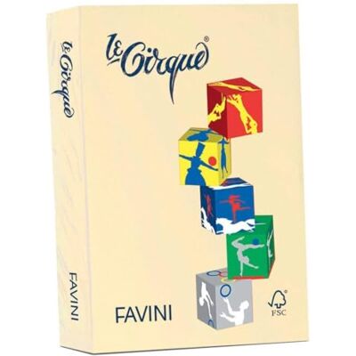 Favini Le Cirque Carta A4 160 gr/mq 250 fogli Giallo Pastello Favini Le Cirque Carta A4 160 gr/mq 250 fogli Giallo Pastello