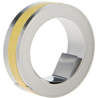 Dymo Rhino, goffratrice per etichette non adesive 12 mm x 6.40 m Stainless Steel Dymo Rhino, goffratrice per etichette non adesive 12 mm x 6.40 m Stainless Steel
