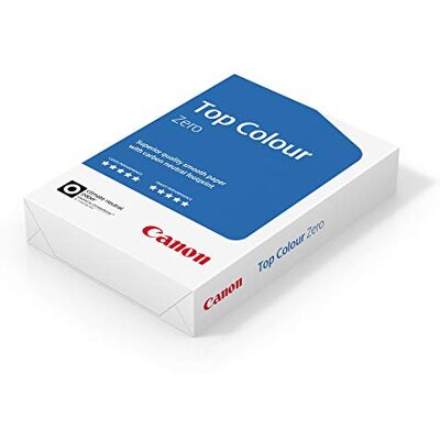 Canon Carta per copiatrice/getto d'inchiostro di alta qualità, 100 g/mq, colore zero, zero FSC, carbon neutral (1 x 500 fogli), Canon Carta per copiatrice/getto d'inchiostro di alta qualità, 100 g/mq, colore zero, zero FSC, carbon neutral (1 x 500 fogli),
