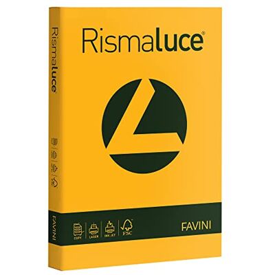 Favini carta rismaluce 140gr a4 200fg giallo oro Favini carta rismaluce 140gr a4 200fg giallo oro