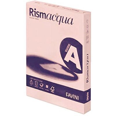 Favini Risma Acqua da 300 Fogli A4, Salmone, 90 Gr Favini Risma Acqua da 300 Fogli A4, Salmone, 90 Gr