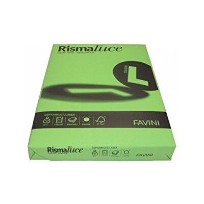 Favini RISMALUCE GR. 140/MQ FG. 200 A4 PISTACCHIO Favini RISMALUCE GR. 140/MQ FG. 200 A4 PISTACCHIO