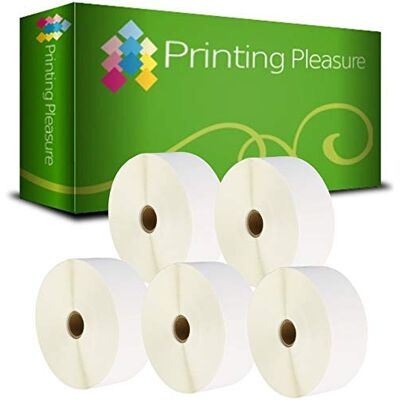 Printing Pleasure 5 x Zebra 50mm x 52mm Etichette termica diretta compatibile per Zebra Type Stampanti 2000 etichette per rotolo Printing Pleasure 5 x Zebra 50mm x 52mm Etichette termica diretta compatibile per Zebra Type Stampanti 2000 etichette per rotolo
