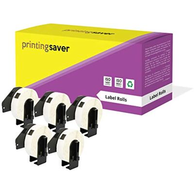 Printing Saver 5x DK-11203 17 x 87 mm Compatibili Etichette Classificatori (300 Etichette/Rotolo) per Brother P-Touch QL-1110NWB QL-1100 QL-1060N QL-500 QL-500A QL-570 QL-580 QL-700 QL-710W QL-800 QL-810W QL-820NWB Printing Saver 5x DK-11203 17 x 87 mm Compatibili Etichette Classificatori (300 Etichette/Rotolo) per Brother P-Touch QL-1110NWB QL-1100 QL-1060N QL-500 QL-500A QL-570 QL-580 QL-700 QL-710W QL-800 QL-810W QL-820NWB