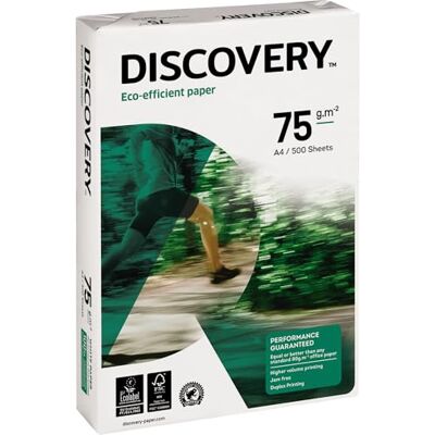 Canon Discovery Fast Pack – Carta multifunzione bianca 75 g/m2 A4 – Cartone da 2500 fogli Canon Discovery Fast Pack – Carta multifunzione bianca 75 g/m2 A4 – Cartone da 2500 fogli