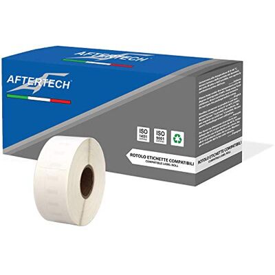 AFTERTECH 1x 11355 19x51mm Rotolo di Etichette adesive compatibili (500 Etichette/rotolo = 500 totali) per Dymo LabelWriter Seiko SLP etichettatrici stampanti S0722550 1x11355 AFTERTECH 1x 11355 19x51mm Rotolo di Etichette adesive compatibili (500 Etichette/rotolo = 500 totali) per Dymo LabelWriter Seiko SLP etichettatrici stampanti S0722550 1x11355