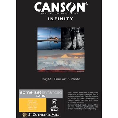 Canson Somerset ENHANCED Satin Bianco A3 - Carta fotografica Canson Somerset ENHANCED Satin Bianco A3 - Carta fotografica