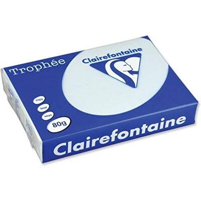 Clairefontaine Trophée 1971C, 500 Fogli di Carta Colorata Formato, Blu Clairefontaine Trophée 1971C, 500 Fogli di Carta Colorata Formato, Blu